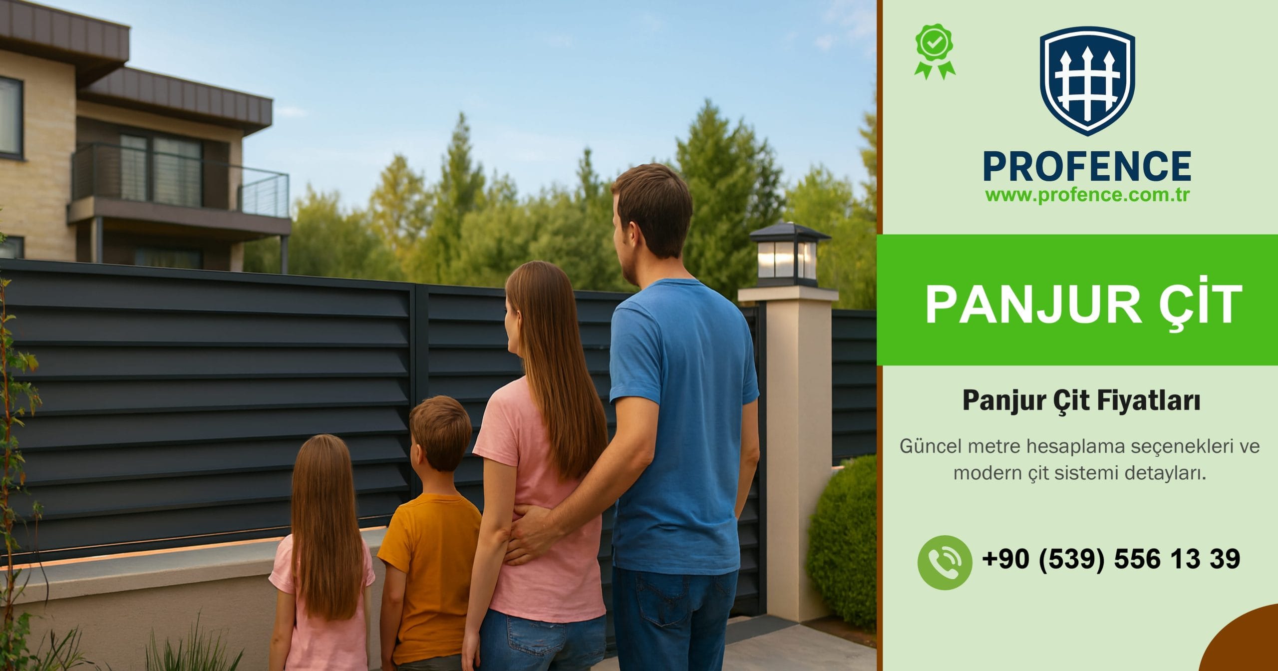 Panjur Çit Fiyatları ve modern bahçe çit sistemleri