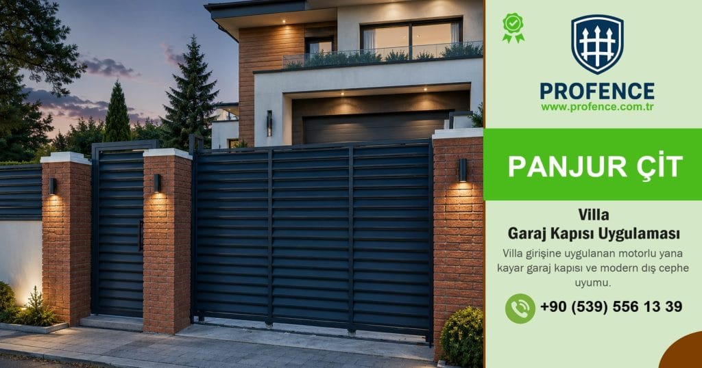 Villa garaj kapısı uygulaması