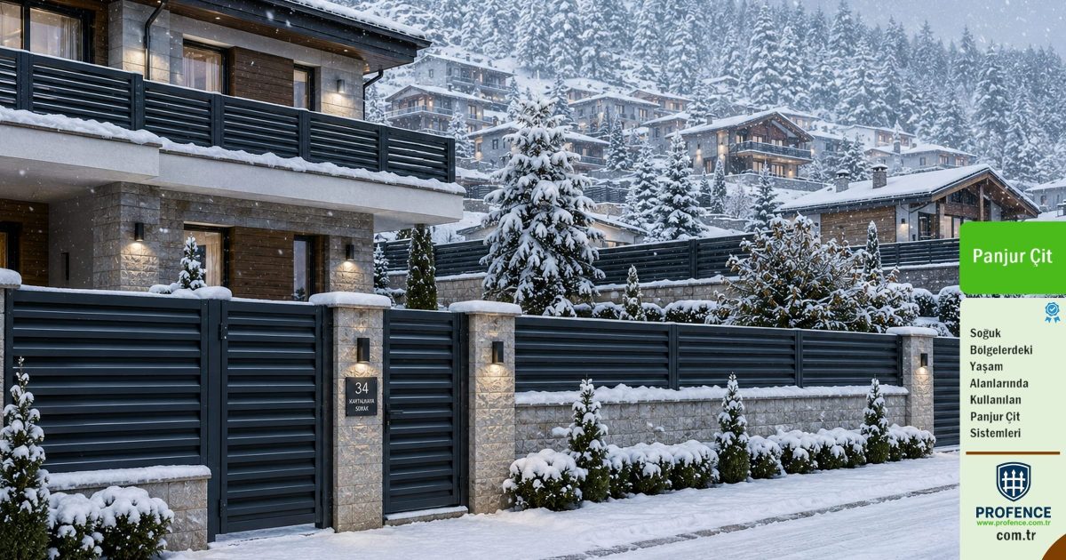 Bahçe Çiti Güçlendirilmiş Güçlendirilmiş Villa Çevreleme Çözüm Görseli